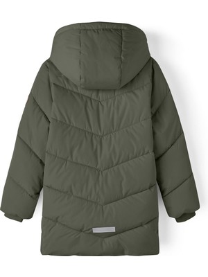 NKFMEDOW03 Jacket Fo Gri Kız Çocuk Mont