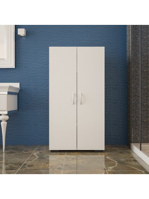 Modilayn 54 x 110 x 32 cm Çok Amaçlı Dolap Mutfak Dolabı Kiler Dolabı Banyo Dolabı Ofis Dolabı