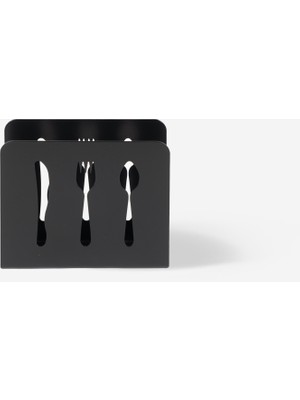 Rarart Siyah Metal Peçetelik - Şık Sofra Aksesuarı - Funny