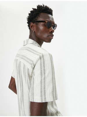 Koton Pamuk Karışımlı Gömlek