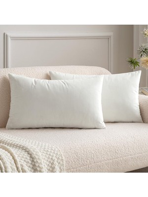 Woodhub 2 Adet Kırlent Iç Yastığı/kırpılmış Sünger Dolgulu/ebat Seçenekli