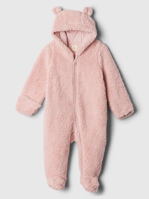 Bebek Pembe Cozy Sherpa Mont