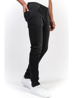 Hlt Jeans Erkek Antrasit  Slim Fit Pantolon Hlt HE001934K