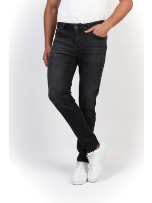 Hlt Jeans Erkek Antrasit  Slim Fit Pantolon Hlt HE001934K