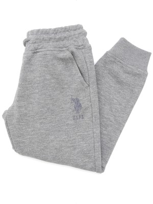 U.S. Polo Assn. Erkek Çocuk Gri Melanj Eşofman Altı 50289136-VR086
