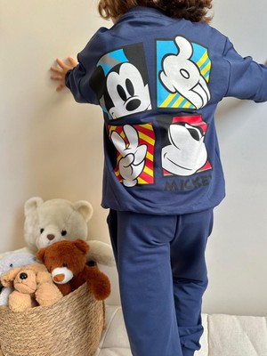 Sacro Kids Mickey Mouse Baskılı Mevsimlik Erkek Çocuk Takım