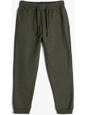 Koton Basic Jogger Eşofman Altı Beli Bağlamalı Cepli