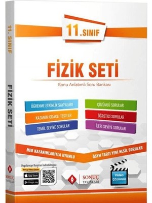 Sonuç Yayınları 11. Sınıf Fizik Modüler Set