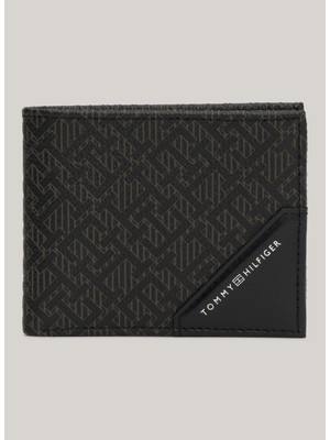 Tommy Hilfiger Siyah Erkek Cüzdan Th Monogram Mını Wallet