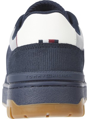 Tommy Hilfiger Lacivert Erkek Sneaker Th Basket Street Lth