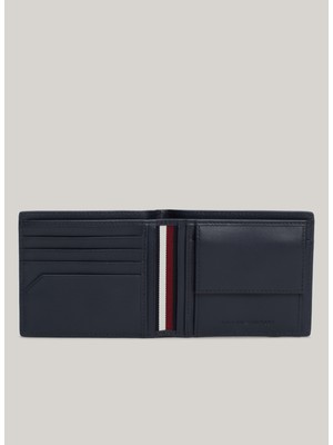 Tommy Hilfiger Lacivert Erkek Cüzdan Th Casual cc And Coın