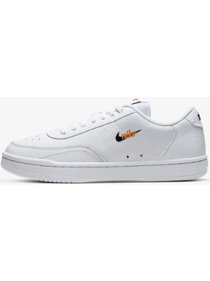 Nike Court Vintage Prm Leather Sneaker Gerçek Deri Beyaz Günlük Spor Ayakkabı