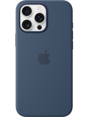 Apple iPhone 16 Pro Max Silicone Case With Magsafe - Denim