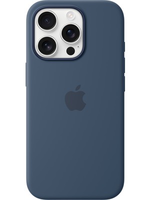 Apple iPhone 16 Pro Silicone Case With Magsafe - Denim