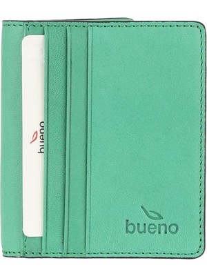 Bueno Shoes Yeşil Koyu Deri Cüzdan 01Uc4004 01Uc4004