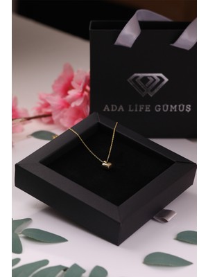 925 Ayar Gümüş Kalp Model Kolye