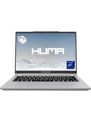 Monster Huma H4 V6.1.6 Core Ultra 7 155H 8 GB Ram 500 GB SSD Intel Arc Graphics Freedos 14" Qhd 120Hz Taşınabilir Bilgisayar