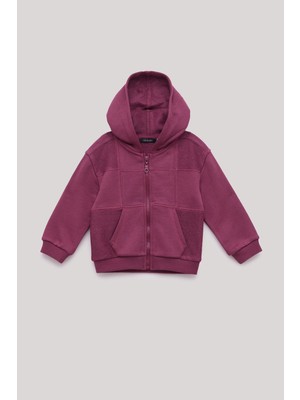 GB Baby Bg Store Erkek Bebek Bordo Eşofman Üstü %100 Pamuk Cepli Bol Paça Tasarım