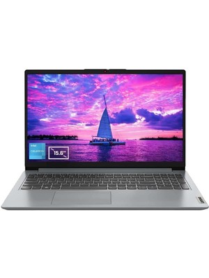 Lenovo Ideapad 1 Intel Celeron N4020 8gb 256GB SSD Freedos 15.6" Hd 82V700K7TX Taşınabilir Bilgisayar