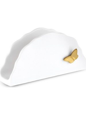 Karaca x Müge Anlı Kelebekli Peçetelik 14 cm