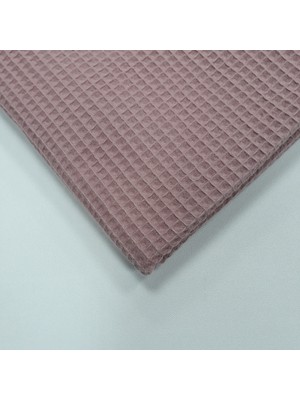 Kaf Kumaş Waffle Pike Kumaş | W-26 Gül Kurusu