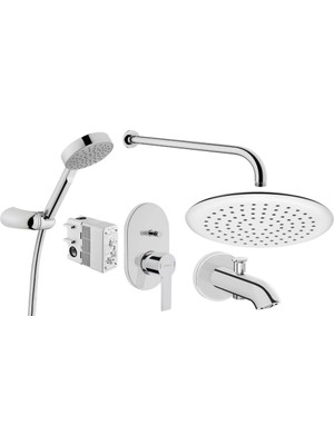 Vitra Artema Fold S Ankastre Banyo Bataryası 6 Lı Set N42253 Çıkış Uçlu