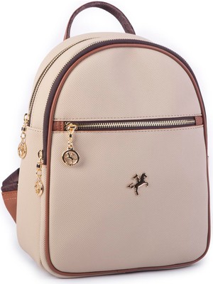 Nas Bag Kadın Sırt Çantası Kum Kahve Taba  Lacste