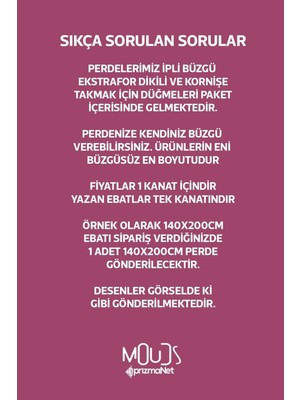 Moud's Peri Kızları Desenli Fon Perde Çocuk ve Bebek Odası Süet Dijital Baskılı Ekstrafor Büzgü Tek Kanat