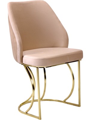 Musto Furniture Delux Gold Sandalye