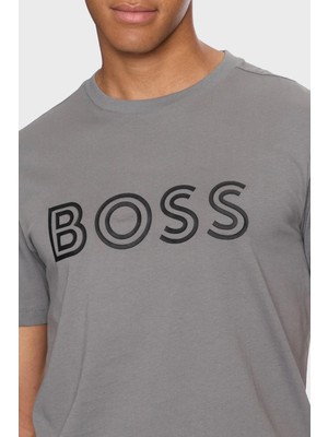 Boss Pamuklu Regular Fit Bisiklet Yaka Erkek Tshirt 50519358 251