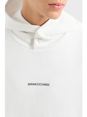 Armani Exchange Pamuklu Regular Fit Logolu Kapüşonlu Sweat Erkek Sweat 6Dzmlj Zj4Xz 1116