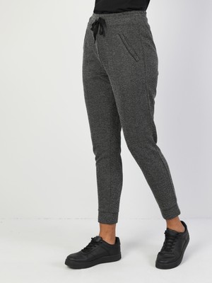 Regular Fit Jogger Kadın Gri Eşofman Altı Cl1047132