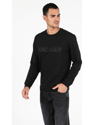 Regular Fit Erkek Siyah Sweatshirt Cl1049893