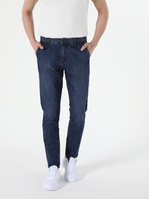 034 Denım Chıno Düşük Bel Dar Paça Chıno Jean Erkek Jean Pantolon Cl1055488