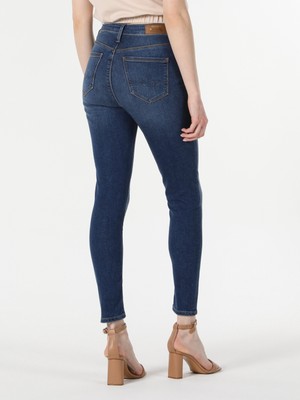 760 Dıana Süper Slim Fit Yüksek Bel Dar Paça Lacivert Kadın Jean Pantolon Cl1057911