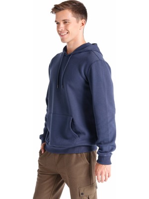 Regular Fit Basic Lacivert Erkek Sweatshirt Cl1059712