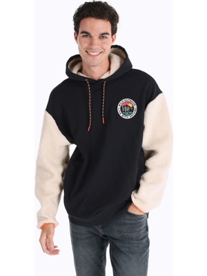 Regular Fit Baskılı Lacivert Erkek Sweatshirt Cl1066050