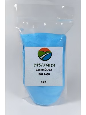 Vadi Kimya Bakır Sülfat Pentahidrat (Göz Taşı) - 5 kg