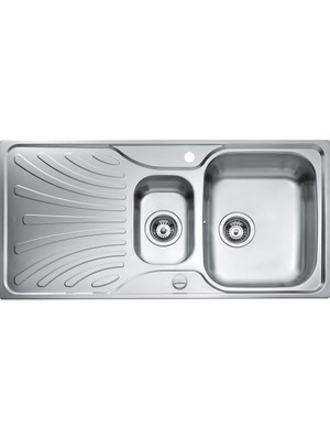 Teka Nerissa 60 B Mikro Keten Dokulu 1,5 Gözlü Sol Damlalıklı Eviye (TEKA.40109232)