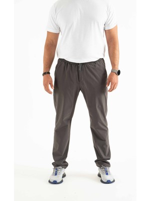 Longberg Erkek Beli Lastikli Bağcıklı Mevsimlik Jogger Spor Pantolon