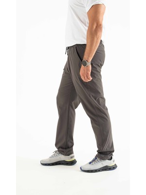 Longberg Erkek Beli Lastikli Bağcıklı Mevsimlik Jogger Spor Pantolon