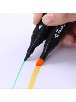 Haydi Dekor Touch Marker Touch Marker 24'lü Çift Uçlu Marker Kalem Seti Çantalı