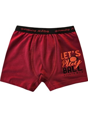 Giza Kids Erkek Çocuk Karışık Renkli Boxer Külot İç Çamaşıt 6lı Set