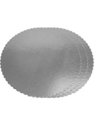 Depposite Pasta Altlığı Gümüş 24 cm 10'lu