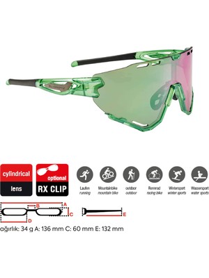 Swiss Eye Mantra Shiny Laser Green