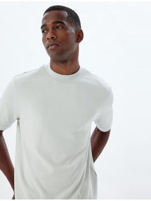 Koton Basic Tişört Balıkçı Yaka Kısa Kollu Pamuklu