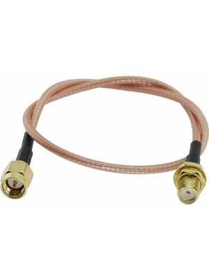 Alkatronik RG316 20CM Sma Erkek To Sma Dişi Kablo Rf Uzatma Kablosu Altın Kaplama Soket 0-6ghz Wi-Fi Anten
