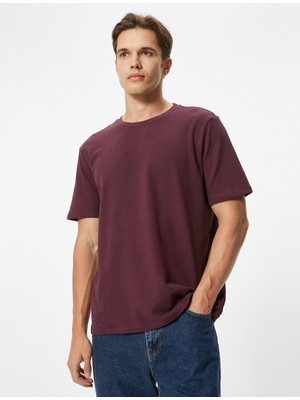 Koton Basic Tişört Bisiklet Yaka Kısa Kollu Pamuklu