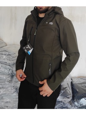 Taktikal Tactikal Softjel Içipolarlısıvı ve Rüzgar Geçirmez Outdoor Slimfit Mont