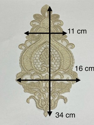 Karan Tuhafiye Güpür Aplike / Kıyafet Güpürü